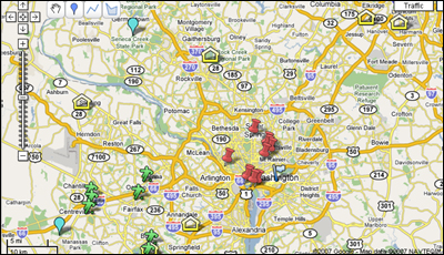 Soccer Fields - Google Map